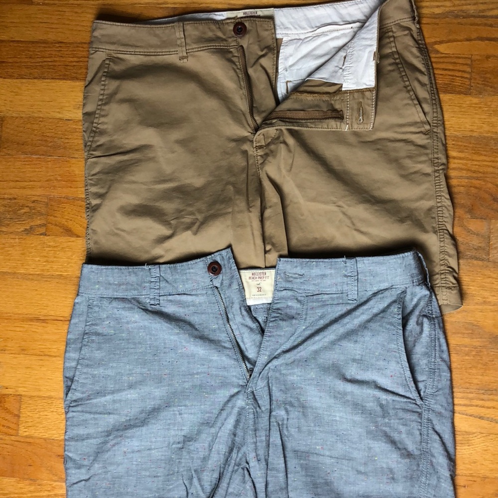 BUNDLE MENS HOLLISTER BEACH PREP FIT SHORTS